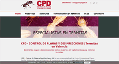 Desktop Screenshot of cpd-plagas.es