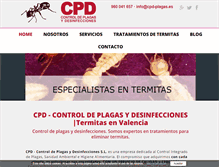 Tablet Screenshot of cpd-plagas.es